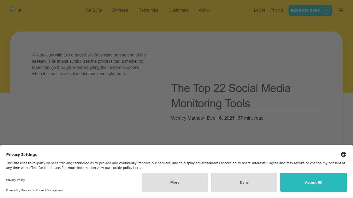 The Top 22 Social Media Monitoring Tools 2026